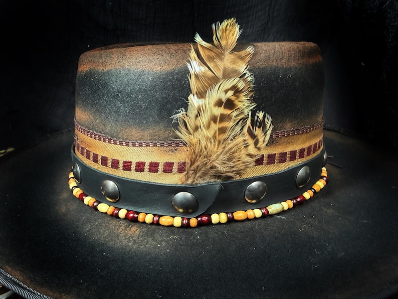 The Medicine Man - Telescope Crown Gambler Style Wool Hat
