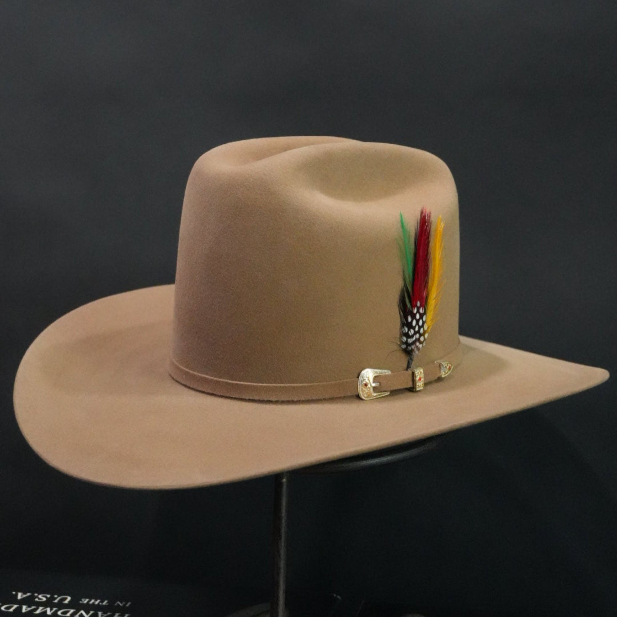 RDR 30X SOMBRERO VAQUERO PATRÓN PECAN CORONA ALTA
