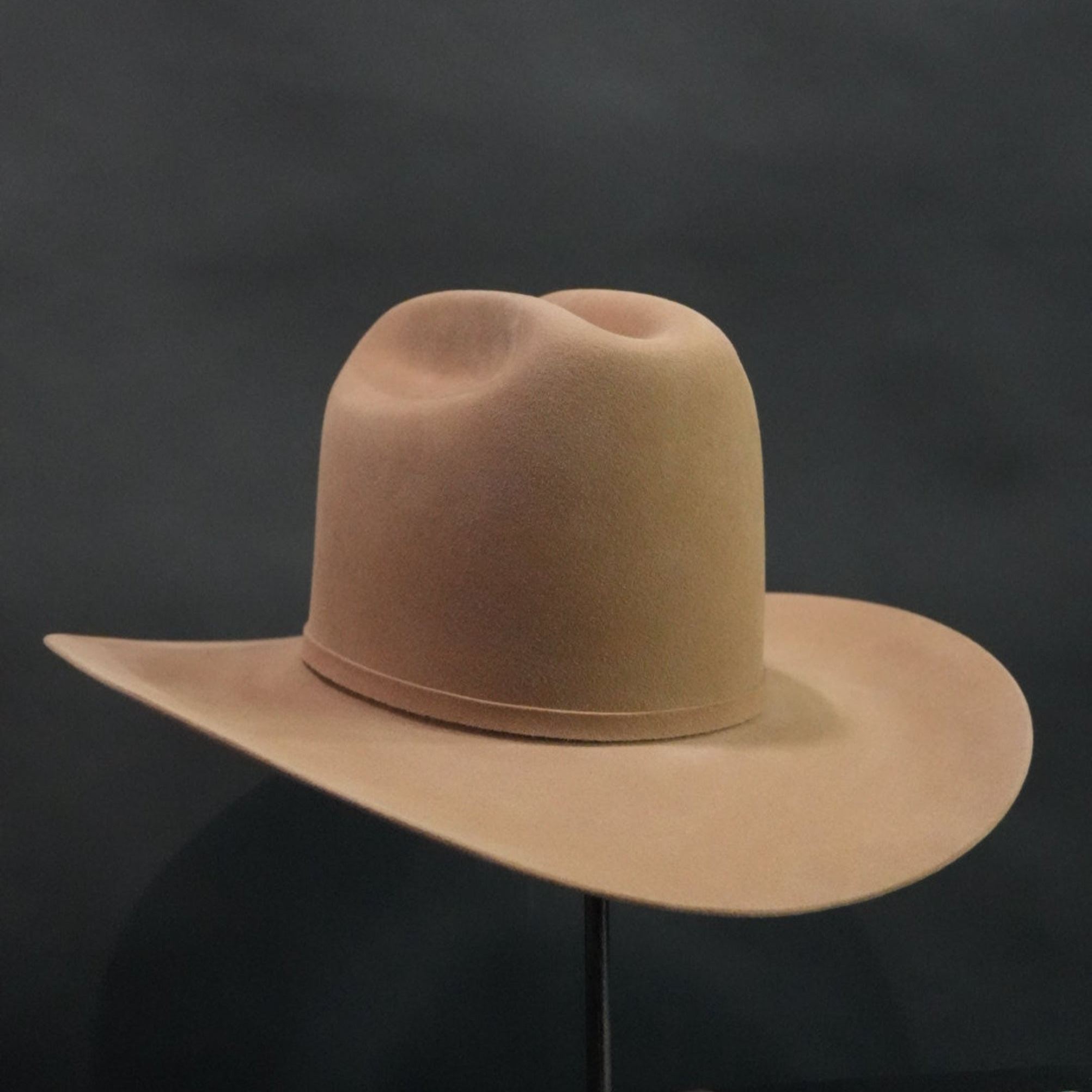 RDR 30X SOMBRERO VAQUERO PATRÓN PECAN CORONA ALTA