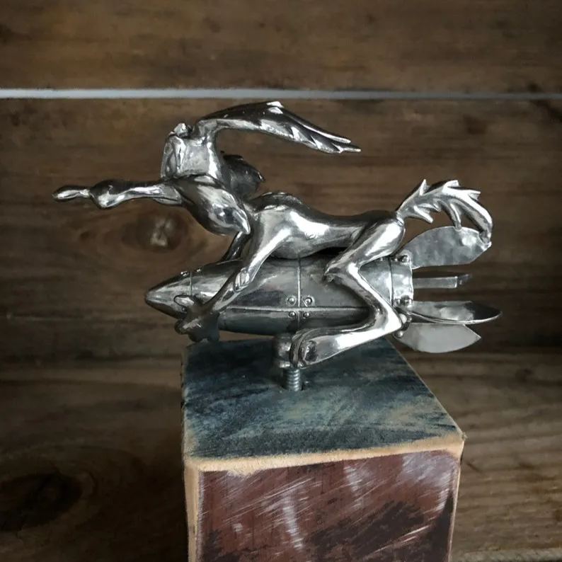 Original Coyote Hood Ornament