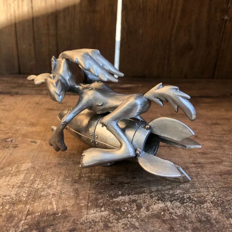 Original Coyote Hood Ornament