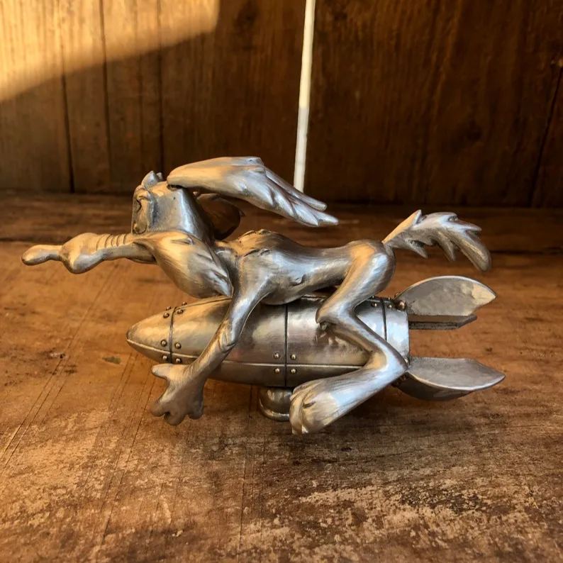 Original Coyote Hood Ornament