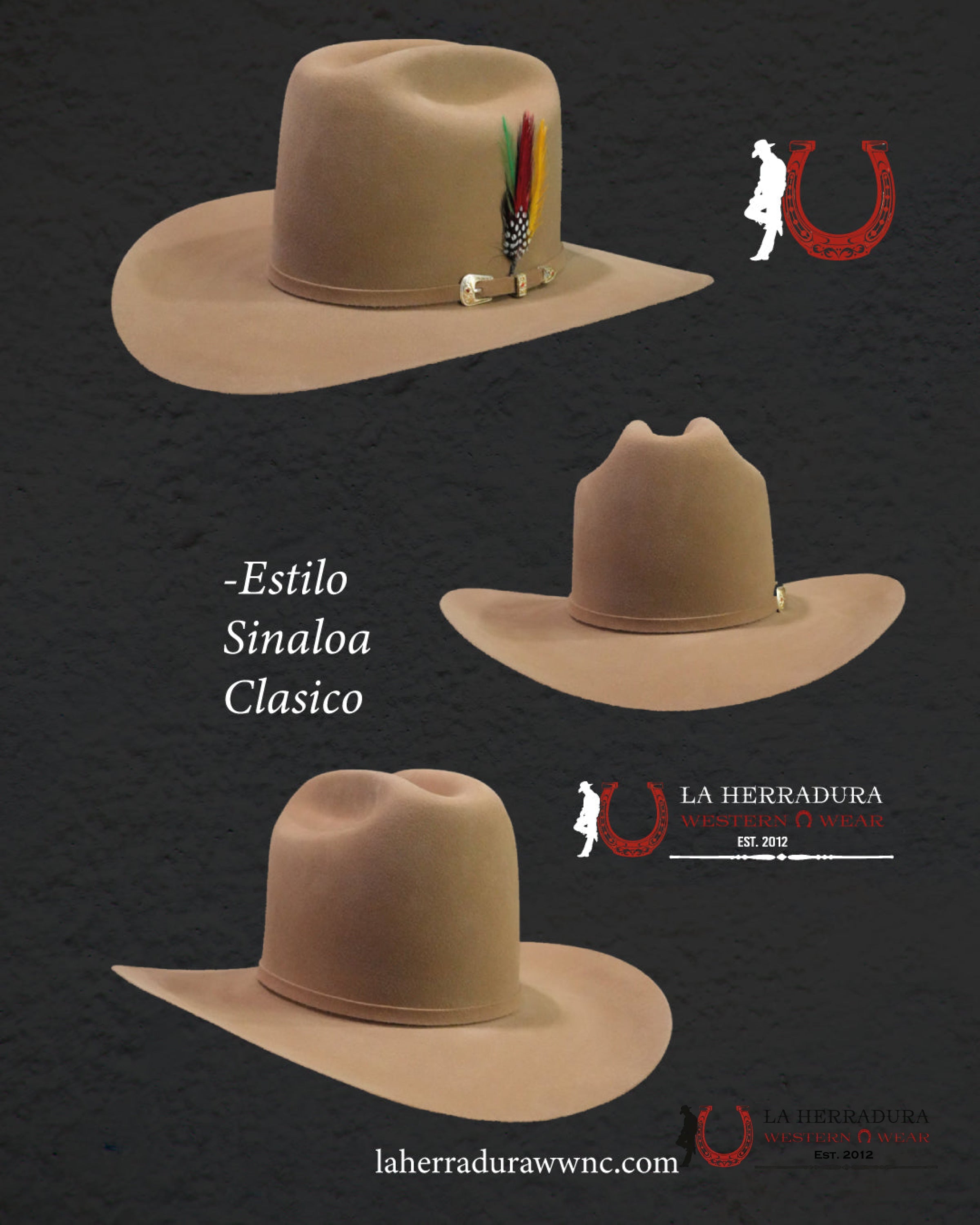 RDR 30X SOMBRERO VAQUERO PATRÓN PECAN CORONA ALTA