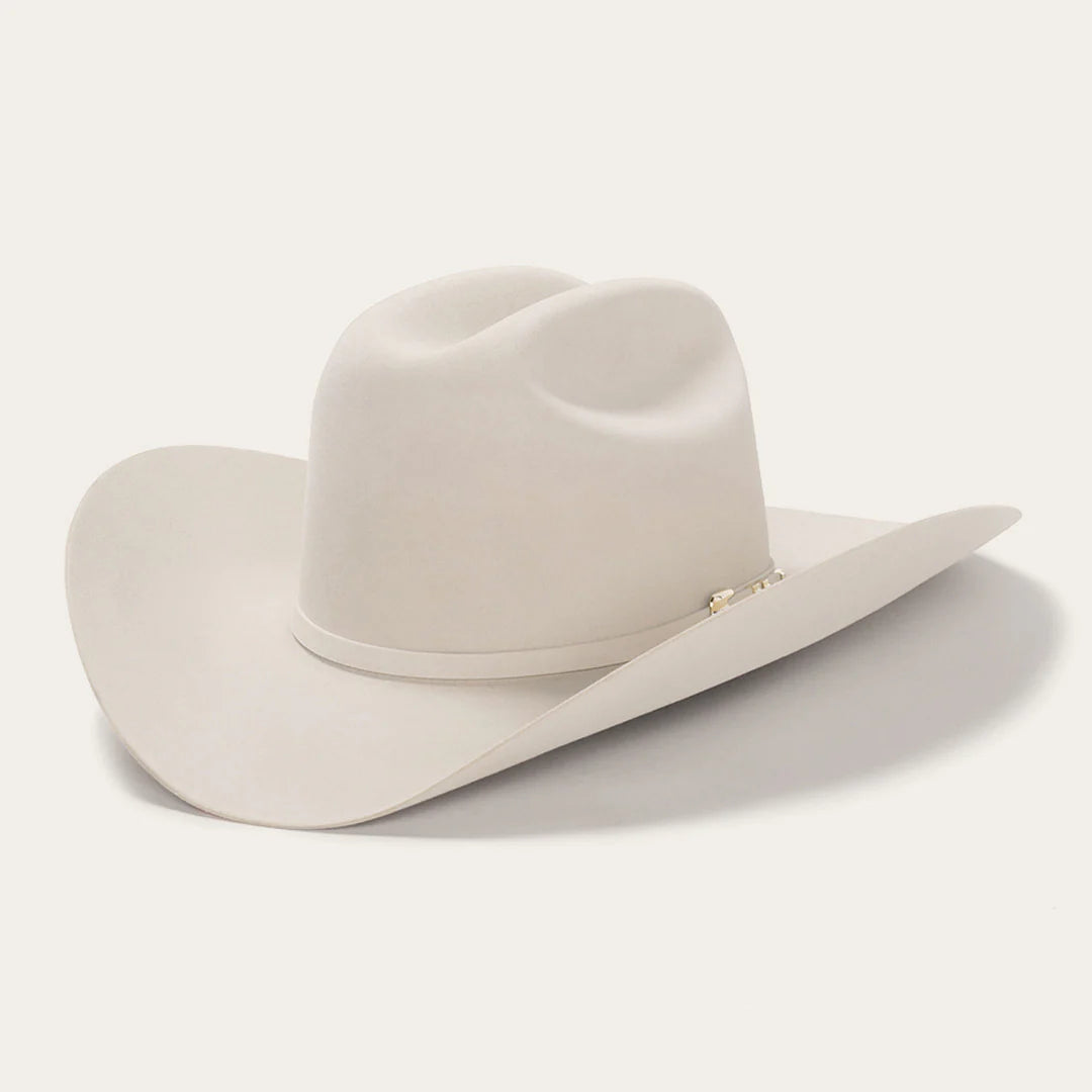 S.T Diamante Cowboy Hat Silverbelly