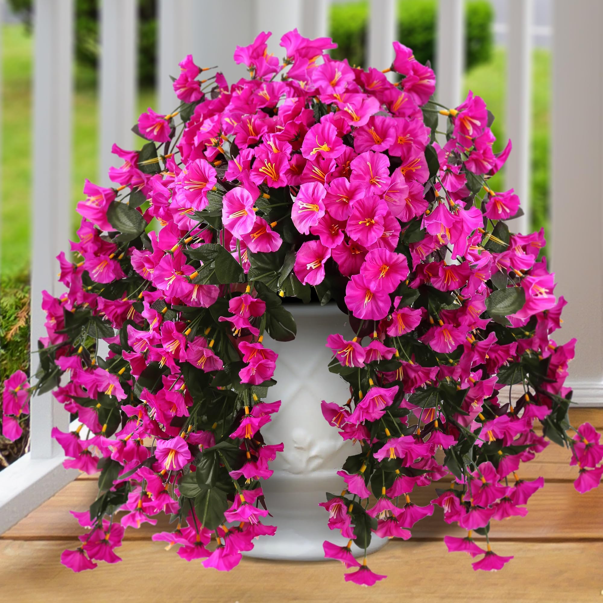 🔥On Sale🔥Artificial Faux Hanging Flowers Plants - UV resistant, Waterproof,Windproof