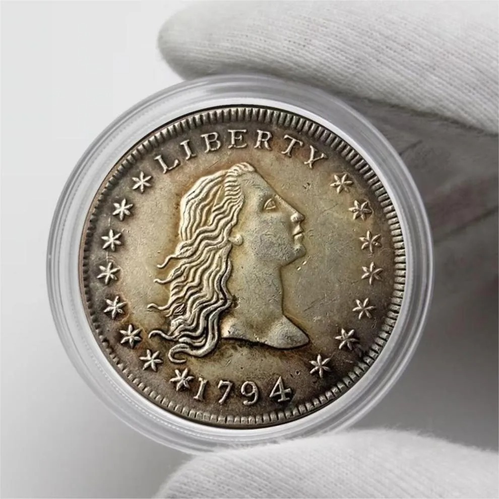 Liberty Flowing Hair Silver Dollar