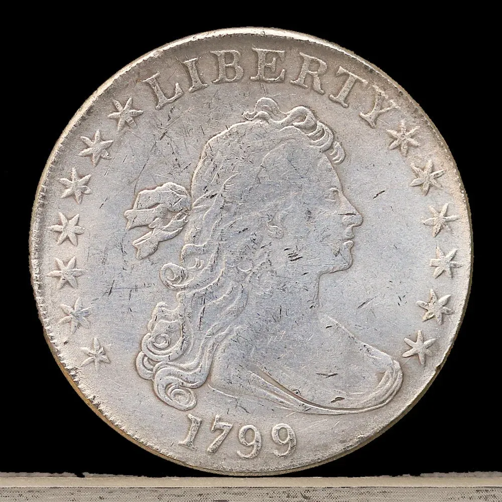 Liberty Flowing Hair Silver Dollar