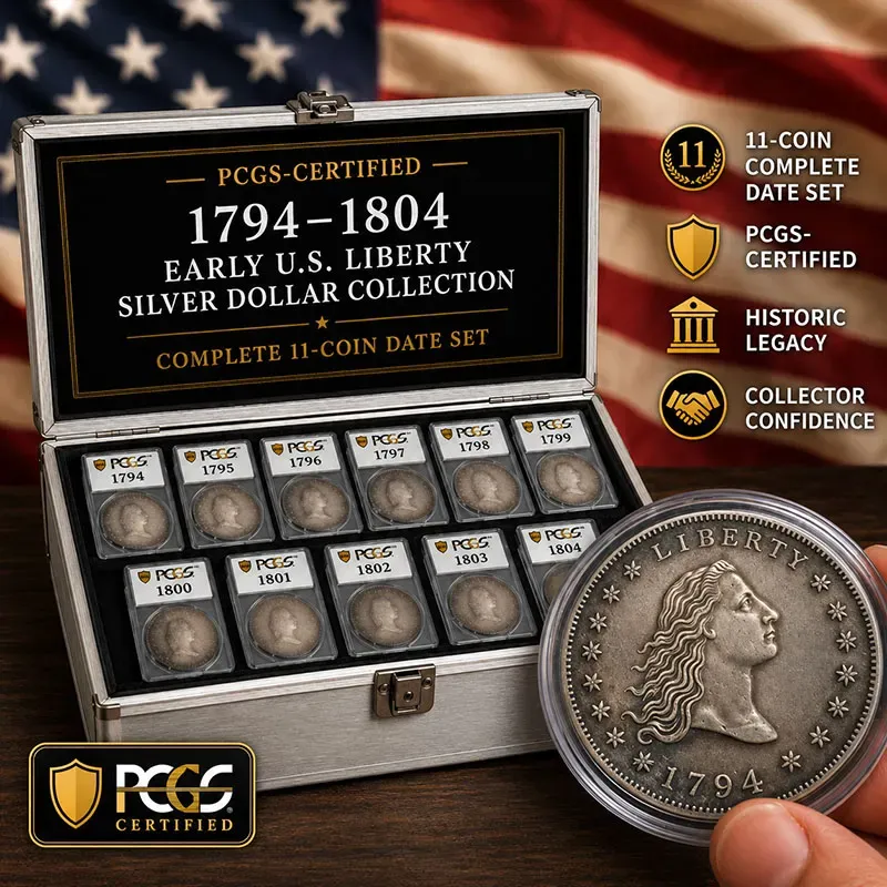 Liberty Flowing Hair & Draped Bust Silver