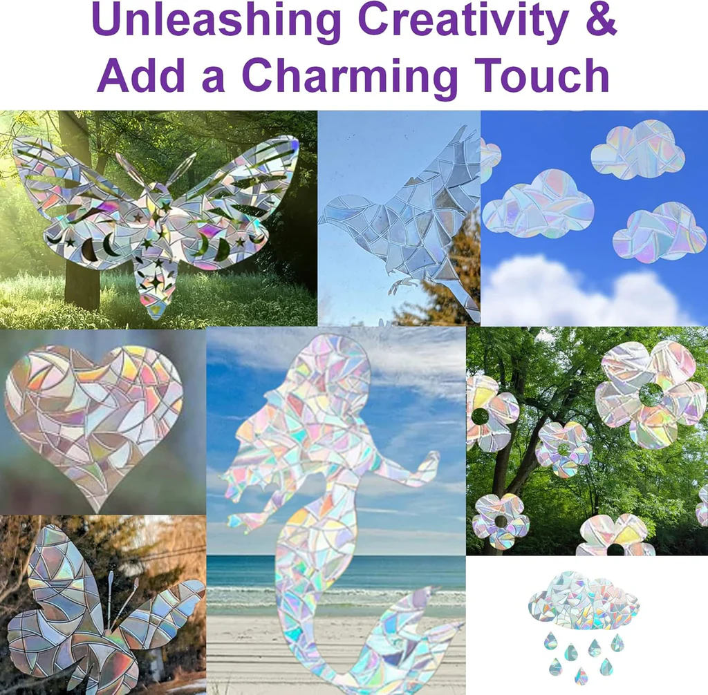 🌈 3D Rainbow Window Film