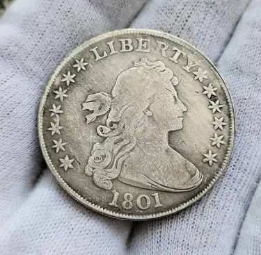 Liberty Flowing Hair & Draped Bust Silver