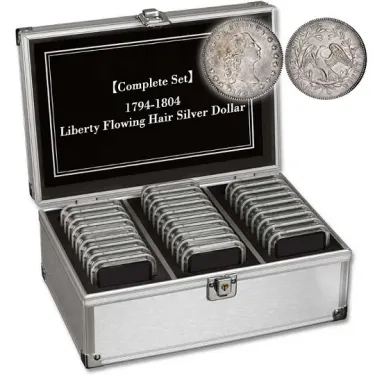 Liberty Flowing Hair & Draped Bust Silver
