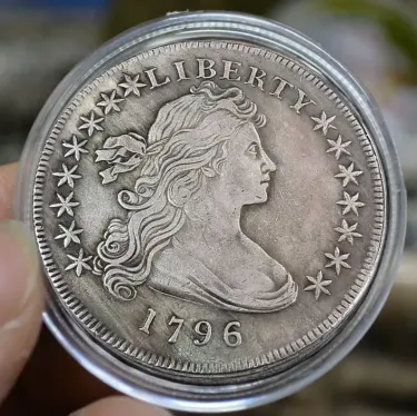 Liberty Flowing Hair & Draped Bust Silver