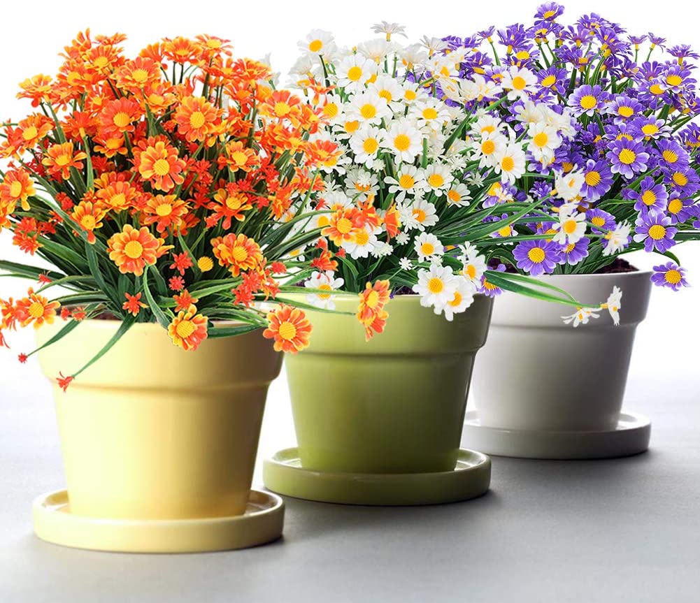 💖Hot Sale 49% OFF-Artificial Daisies Flowers for Outdoors💐