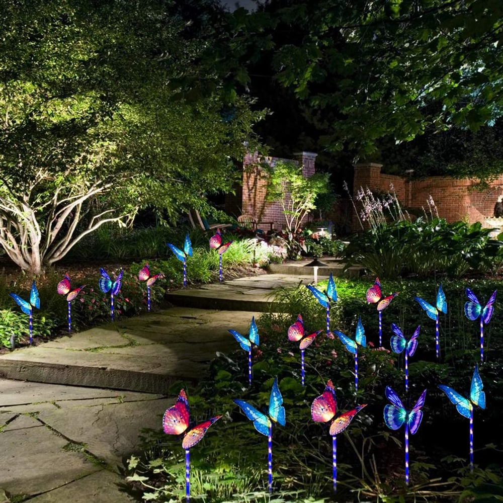 🔥Last Day 70% OFF-Outdoor Solar Garden Butterfly Lights Decor