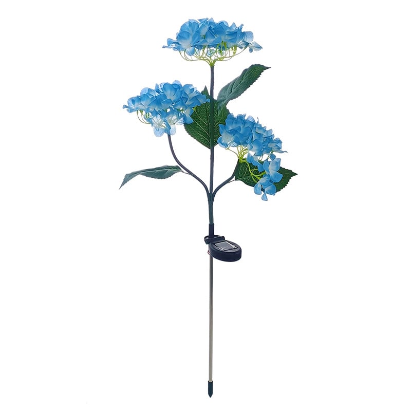 💐Summer Hot Sale 49% OFF--Solar Hydrangea Flower Light With 3 Head