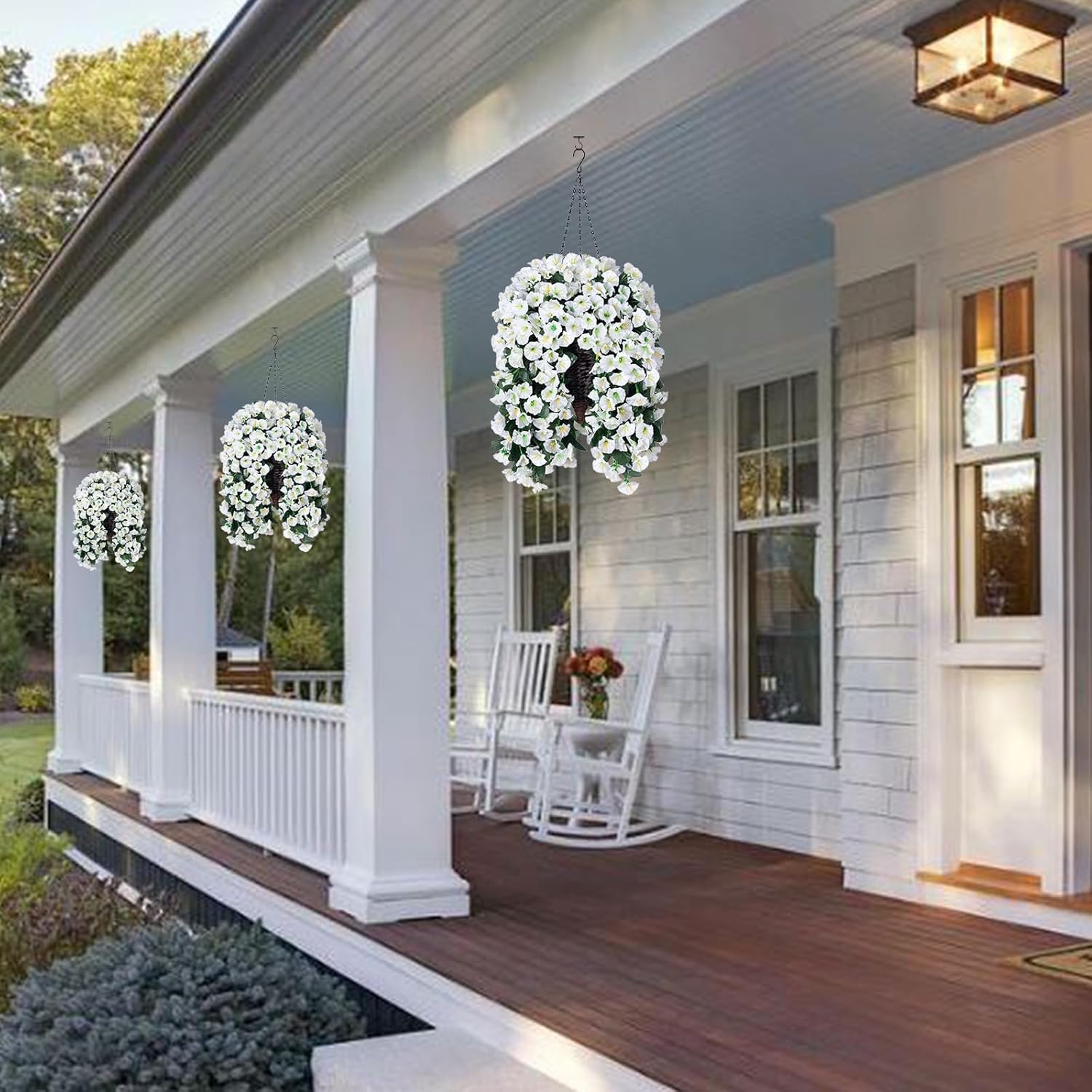 🔥On Sale🔥Artificial Faux Hanging Flowers Plants - UV resistant, Waterproof,Windproof