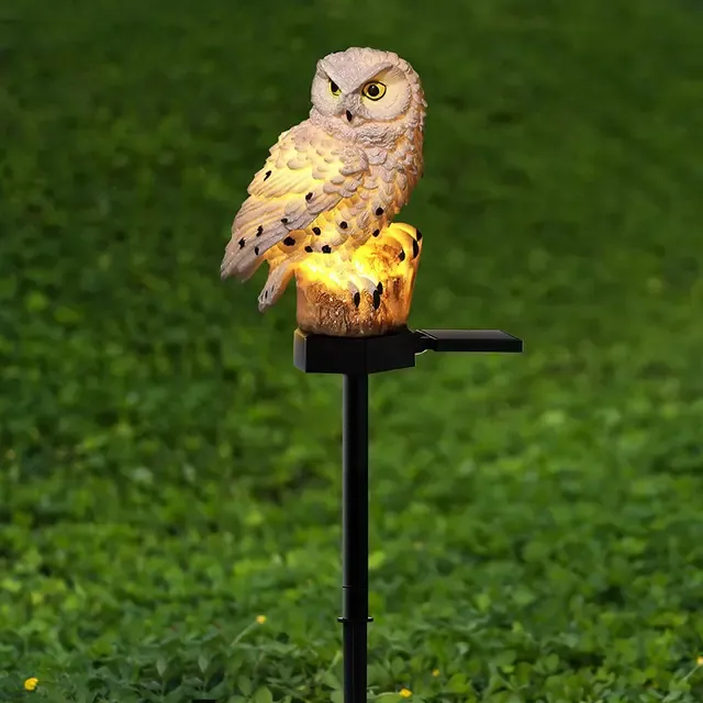 🦉🌕HOT SALE -Led Solar Power Outdoor Garden Waterproof Owl Stake