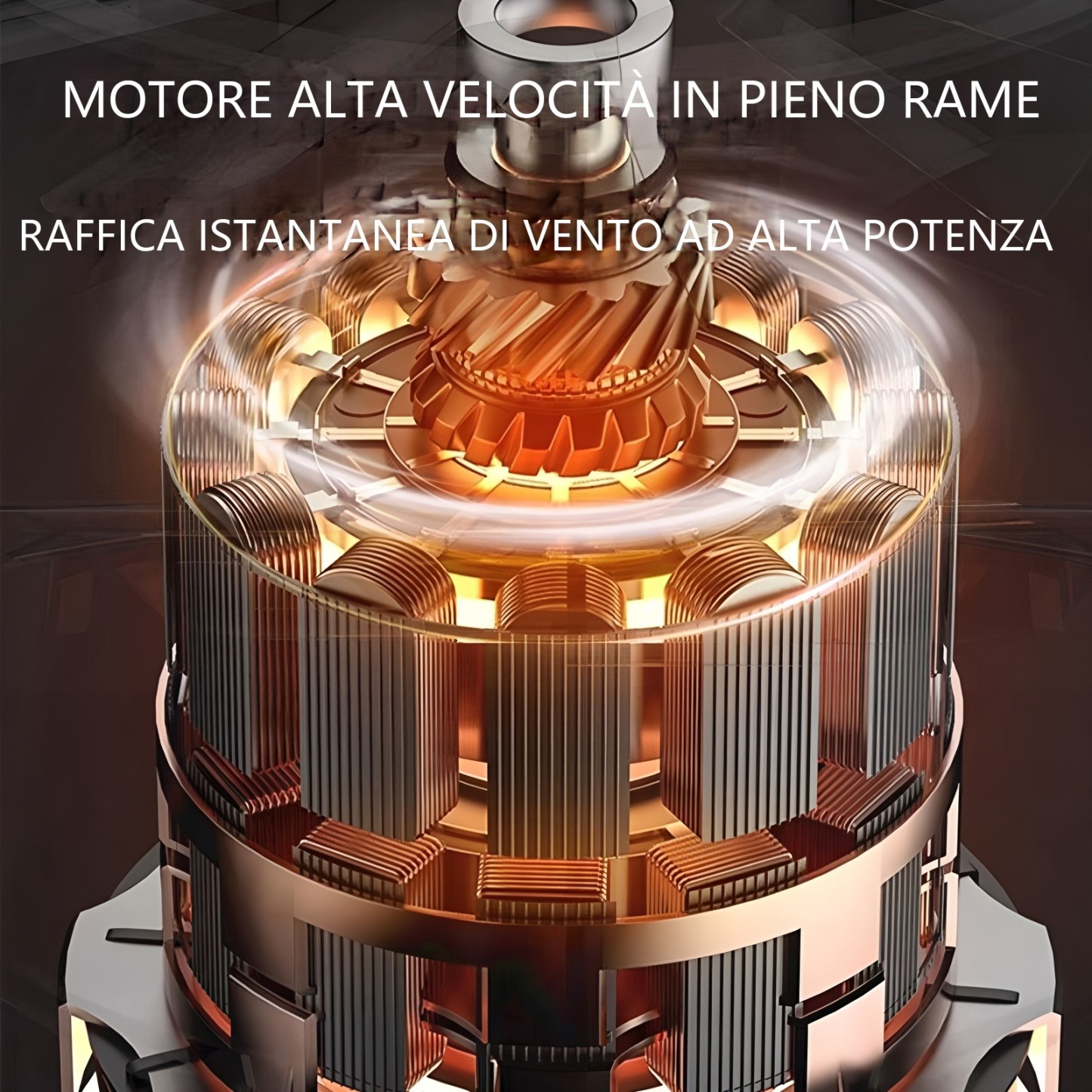 Soffiatore Senza Filo 21V con 2 Batterie e 6 Velocità, per la Pulizia del Cortile e del Prato