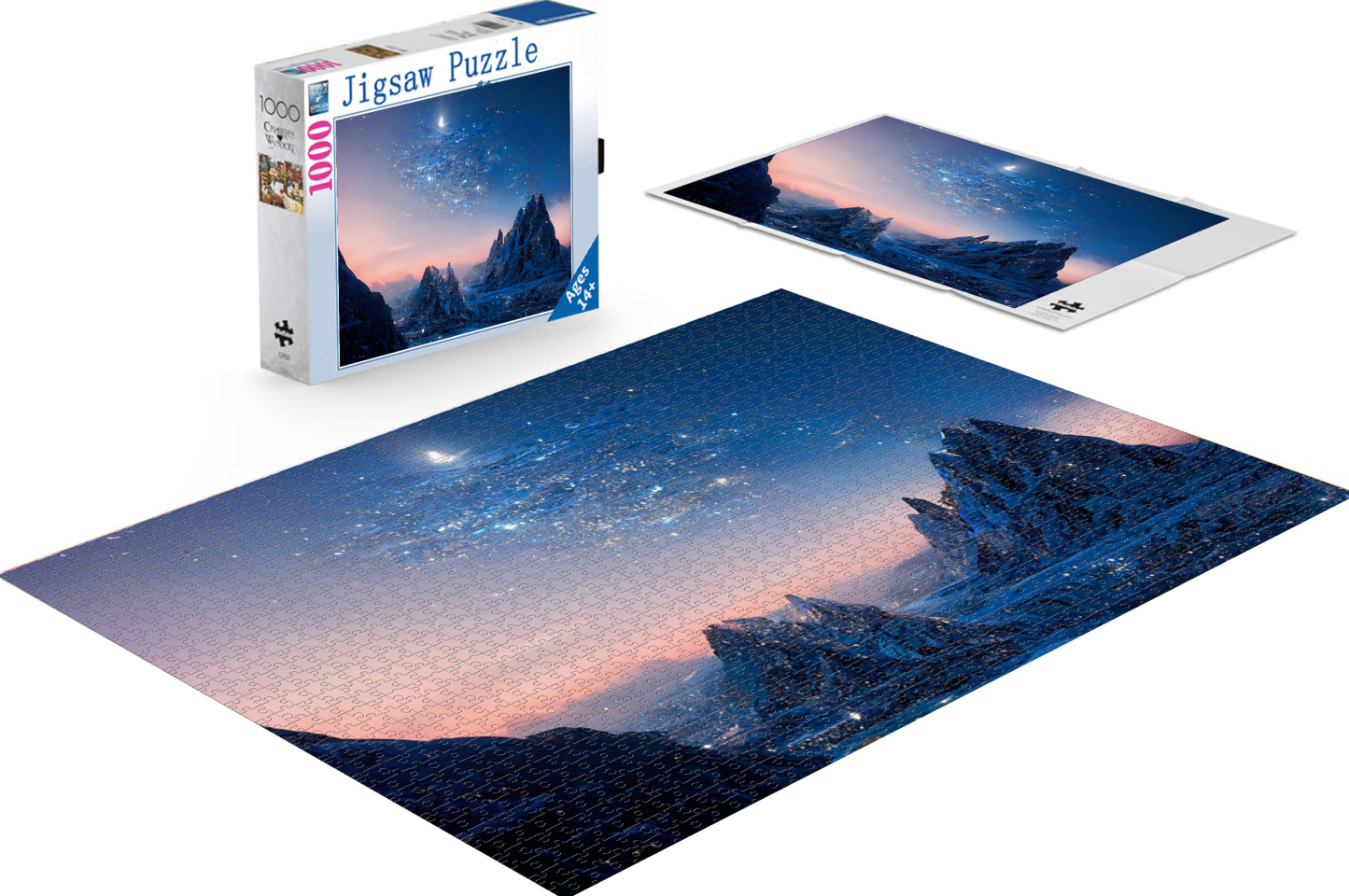 1000-piece star puzzle