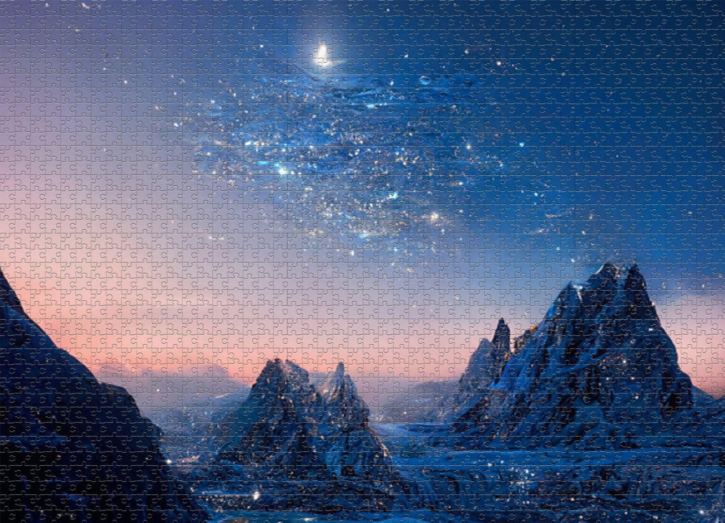 1000-piece star puzzle