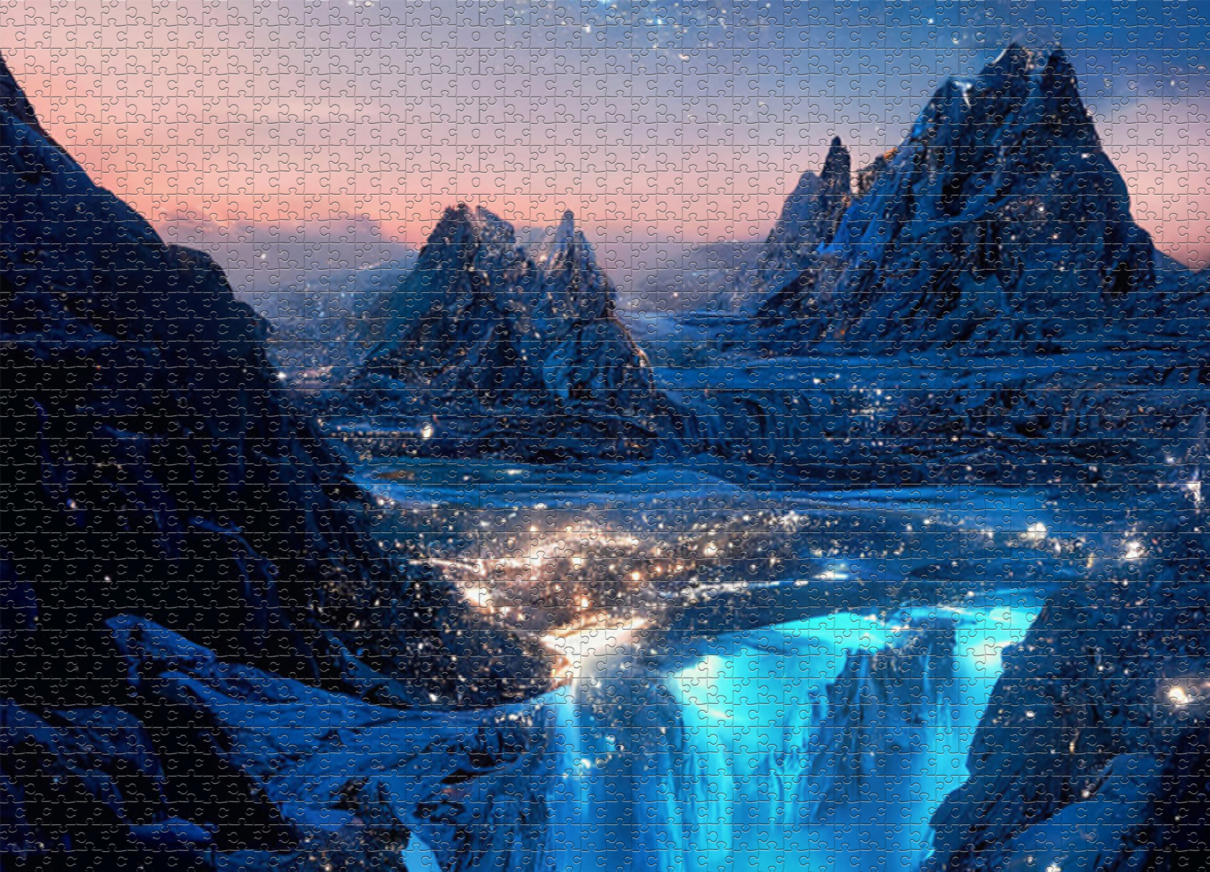 1,000-piece natural scenery puzzle