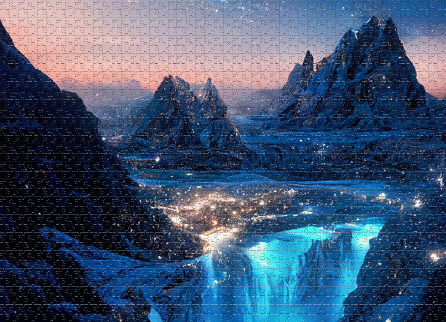 1,000-piece natural scenery puzzle
