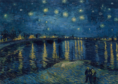 1000-piece puzzle - boat on lake at night