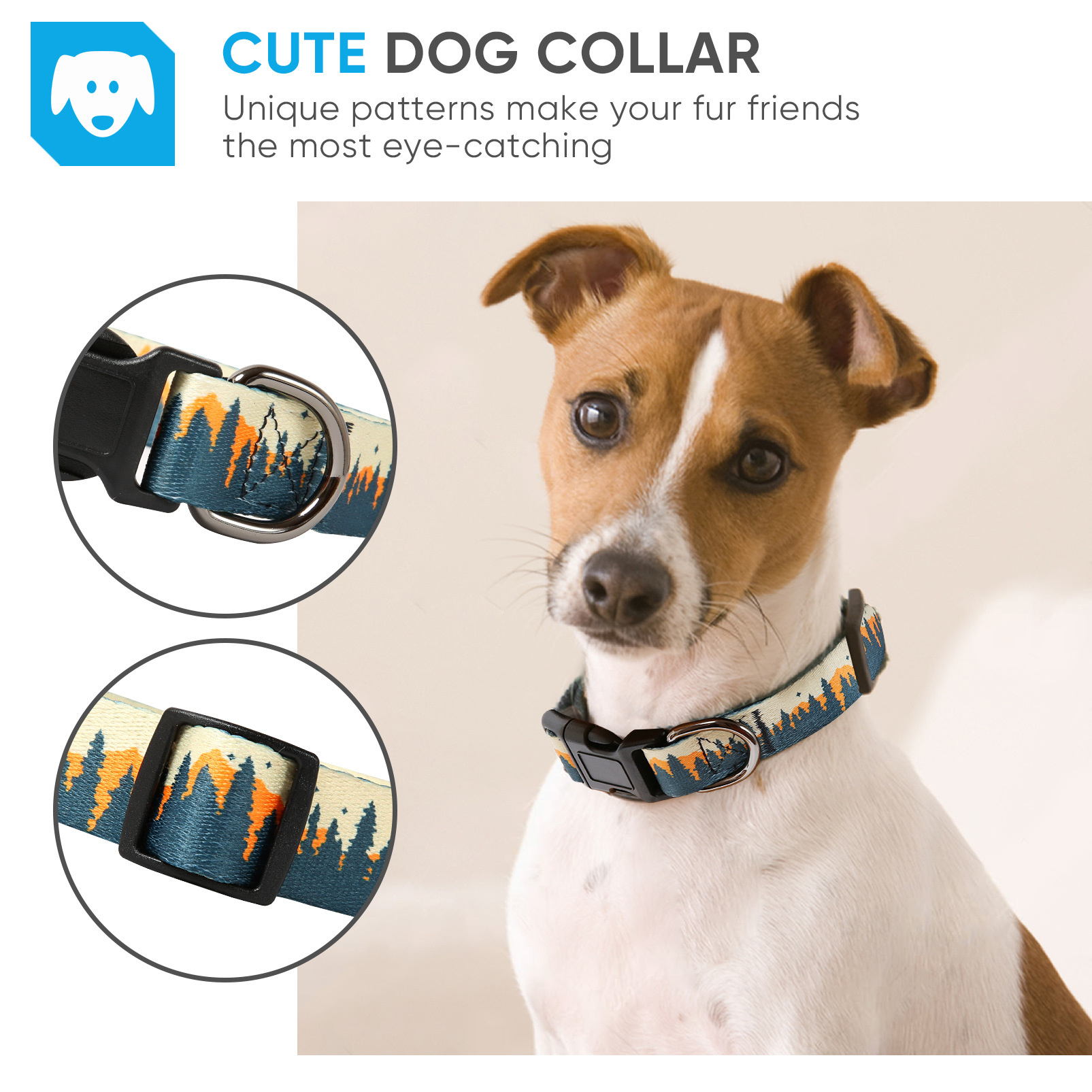 Dog Collar Anti-breakaway Adjustable Pet Supplies