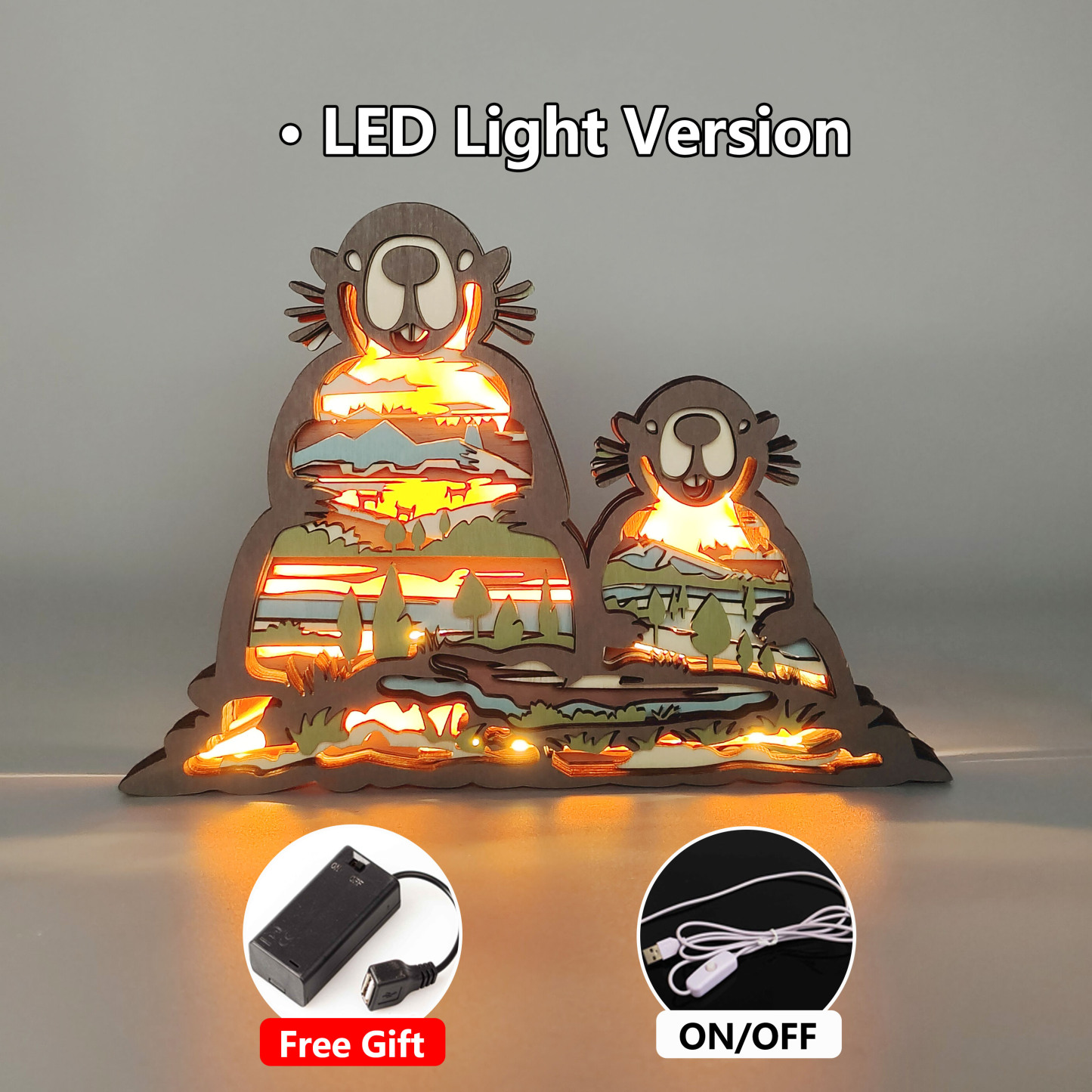 New Arrivals✨-Groundhog Carving Handcraft Gift