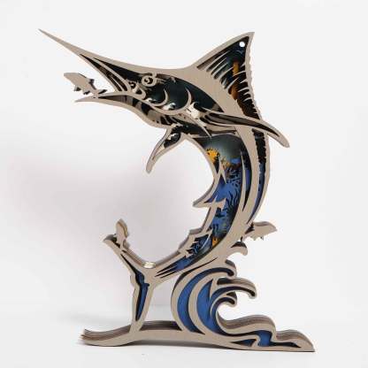 New Arrivals✨-Atlantic blue marlin Carving Handcraft Gift