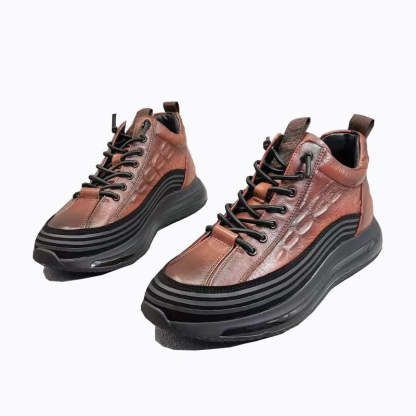Men's Cowhide Sports Air Cushion Casual Shoes