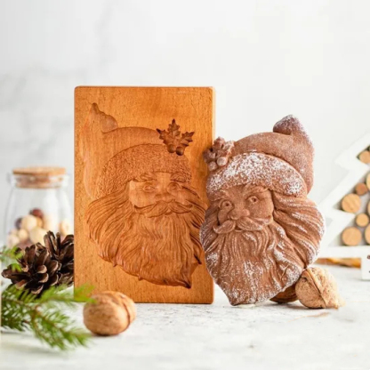 🎁EARLY CHRISTMAS SALE- 48% OFF🎁WOOD PATTERNED COOKIE CUTTER - EMBOSSING MOLD FOR COOKIES