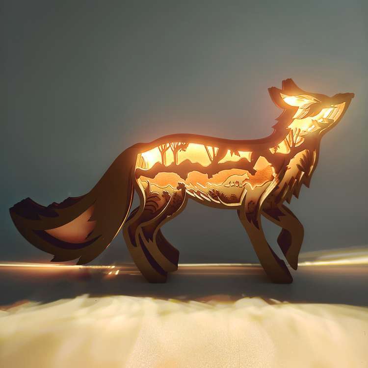HOT SALE🔥-Running Fox Carving Handcraft Gift