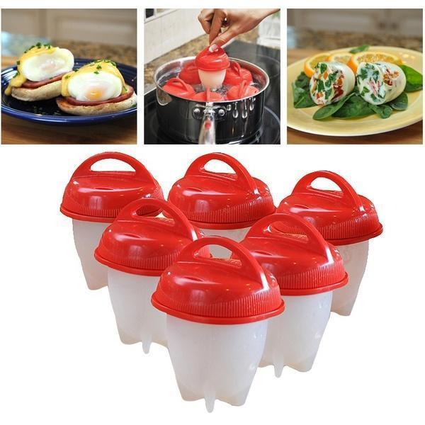 Creative Egglettes Egg Cooker Set ( 6PCS/SET)
