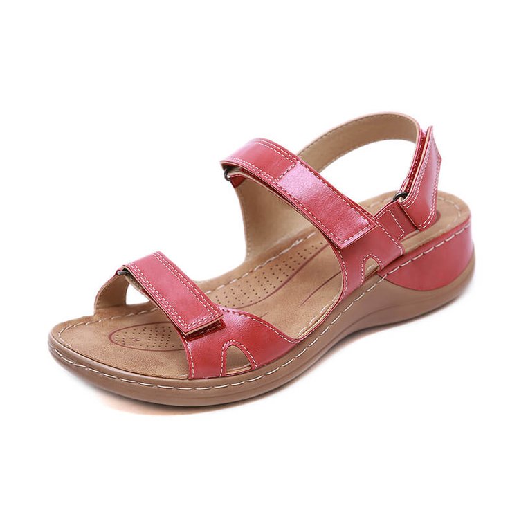 <HOT SALE> ❗ Women Summer Wedges Open Toe Comfy Walking Work Sandals