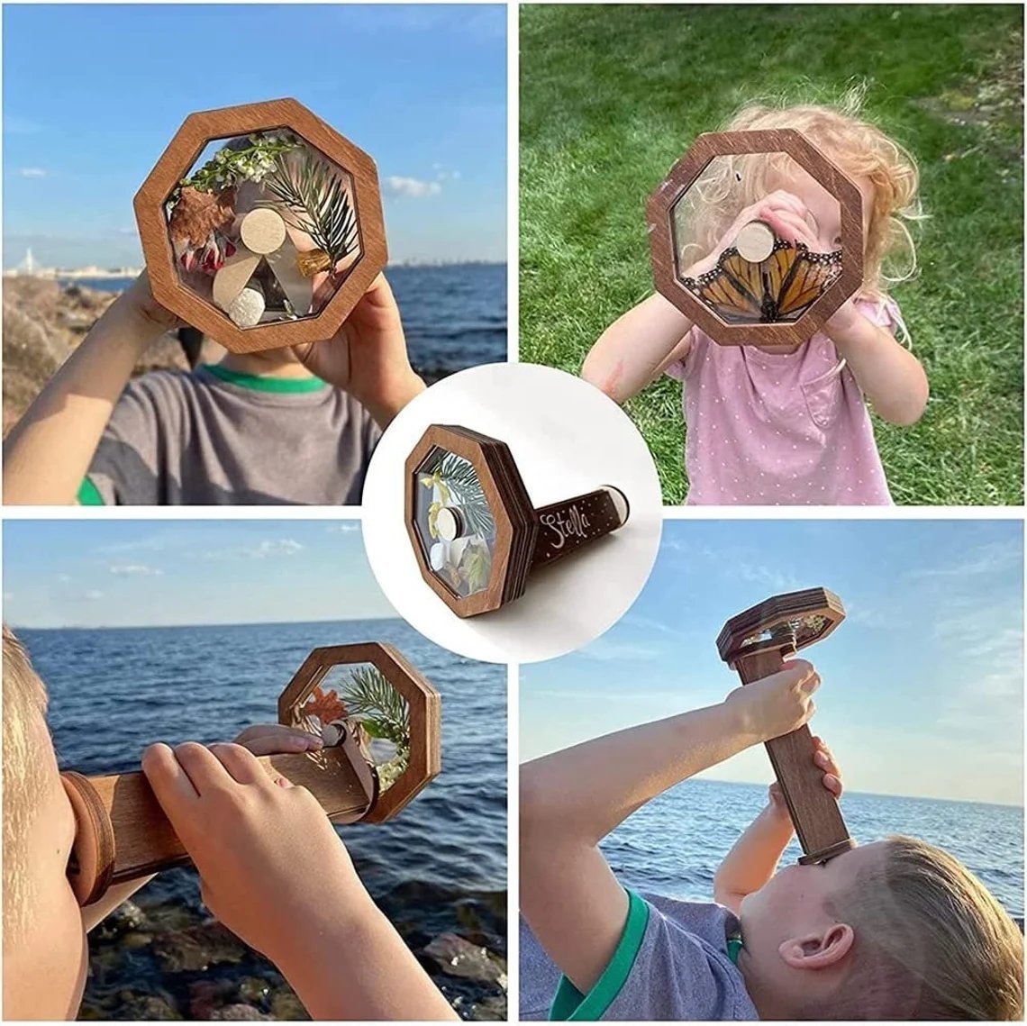 🔥The Best Gift🔥 Natural Wood DIY kaleidoscope