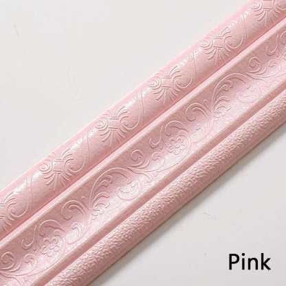 🔥Last Day Promotion - 49% OFF🔥 Self-Adhesive Environmental Protection 3D Wall Edging Strip (7.55 FEET/ROLL)