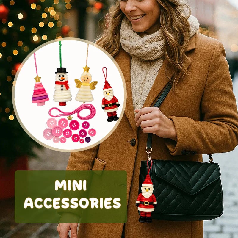 🎄Early Christmas Sale 49% OFF☃️ DIY Button Snowman Ornament Kit