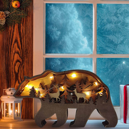 Christmas Flash Sale✨-Bear Carving Handcraft Gift