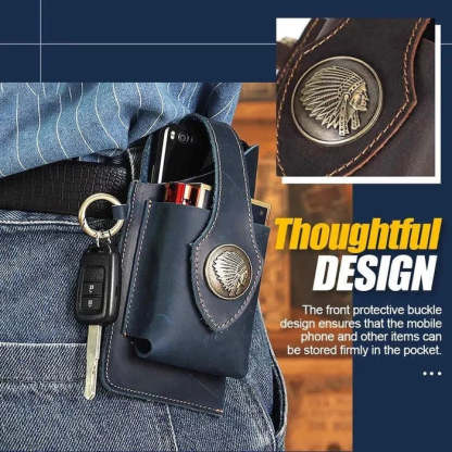 Multifunctional Leather Mobile Phone Bag