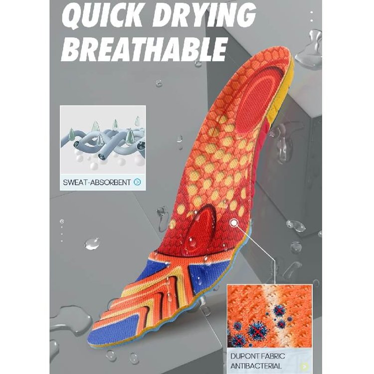 New Arch Support Breathable Running Insole For Women Men