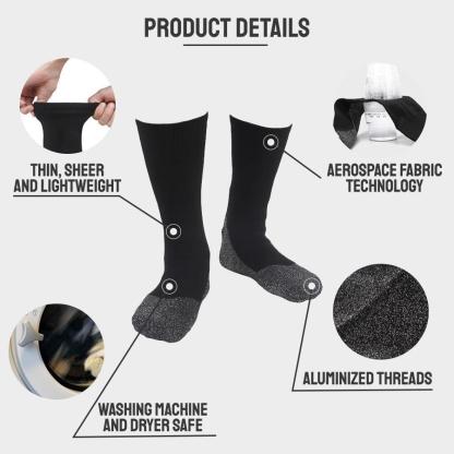 ALUMINIZED INSULATION FIBERS THERMAL SOCKS