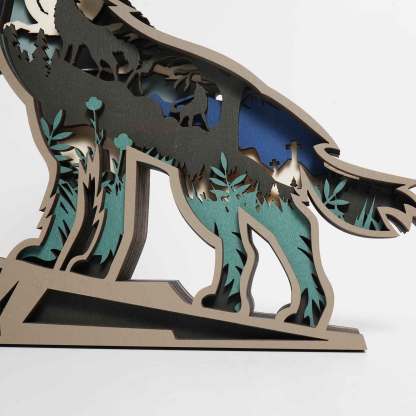 New Arrivals✨-Wolf Carving Handcraft Gift