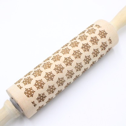 CHRISTMAS EMBOSSING ROLLING PIN