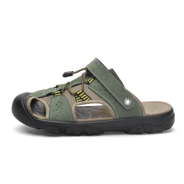 Men's Casual Sandals Leather Outdoor Water Shoe