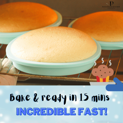 Best-Selling Non-Stick Easy Cake Layer Silicone Cake Molds!