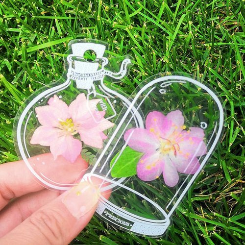 DIY Transparent Dried Flower Bookmarks(15pcs/set)💝FREE GIFT RIBBON