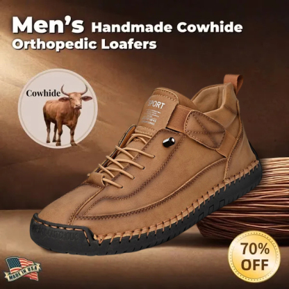 Men's Leather Mid-Top Martin Boots