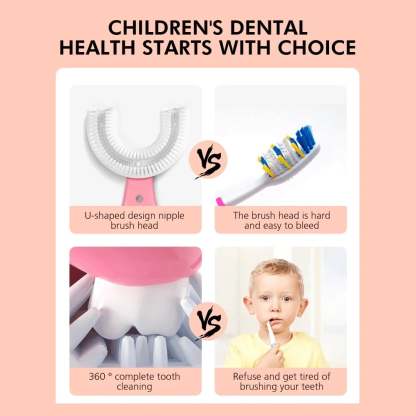(🔥 Last Day Promotion 70% OFF) U-shaped Children's Toothbrush
