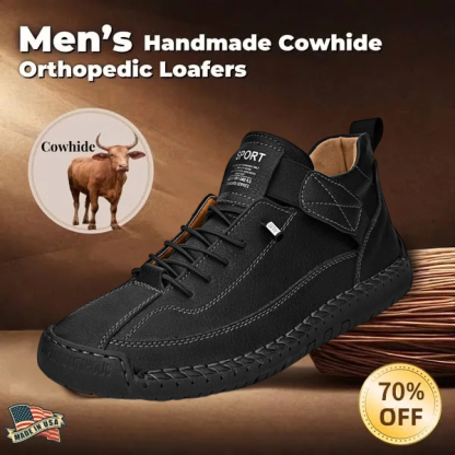 Men's Leather Mid-Top Martin Boots